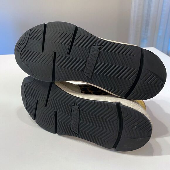 Authentic Golden Goose Leopard Calf Running Sneakers EU Size 38‎ US Size 7 / 7.5 - Picture 9 of 16